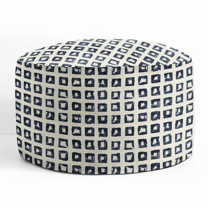 Round Outdoor Ottoman with Cushion | Joss & Main